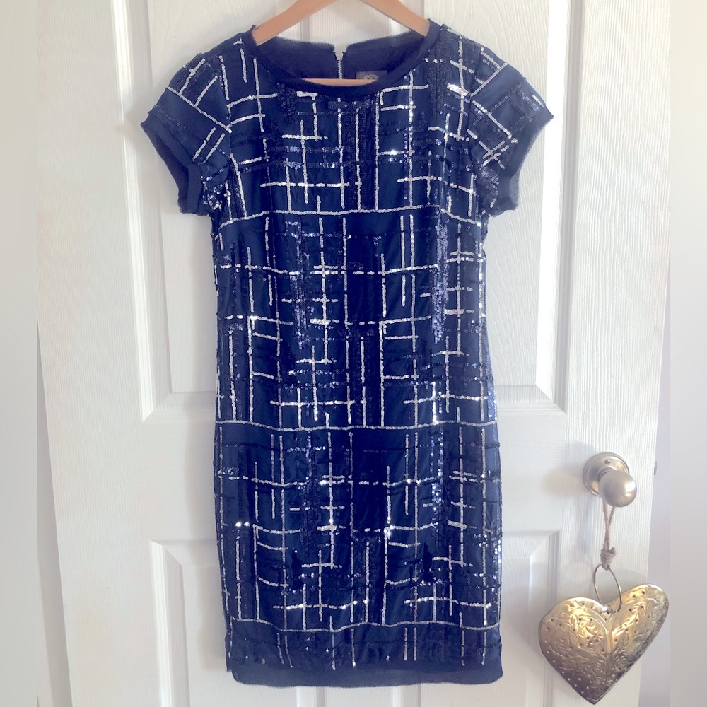 Vince Camuto sequinned occasion dress